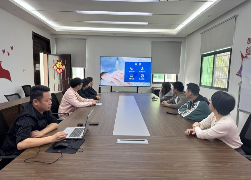 塑造企业形象  传承文明风尚 -信宏公司开展商务礼仪培训